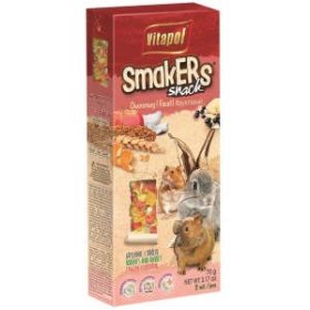   Vitapol Smakers rúd (gyümölcs) - prémium duplarúd - rágcsálók és nyulak részére (90g)