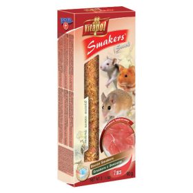   Vitapol Smakers rúd (bacon) - prémium duplarúd - egér,hörcsög, patkányok részére (90g)