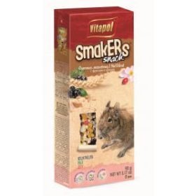   Vitapol Smakers rúd (gyümölcs,mogyoró,rózsa) - prémium duplarúd - degu részére (90g)